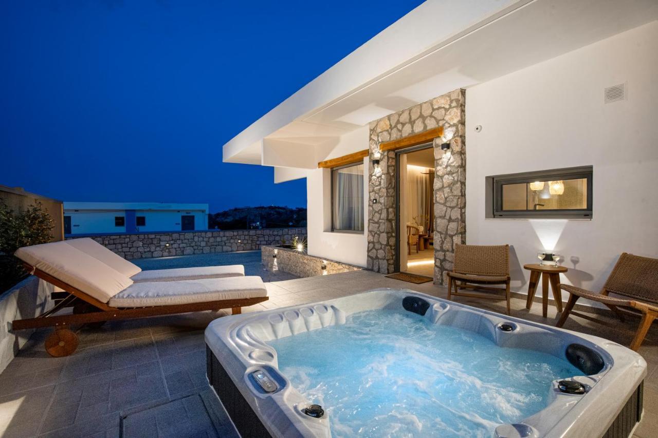Lithos Luxury Villa Archangelos  Exteriör bild