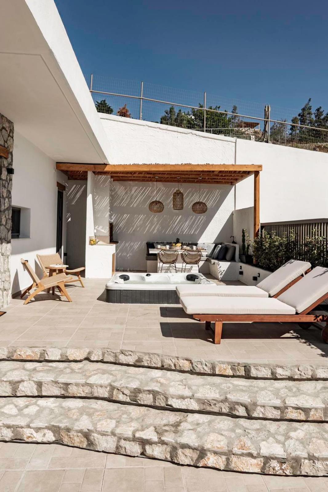 Lithos Luxury Villa Archangelos  Exteriör bild