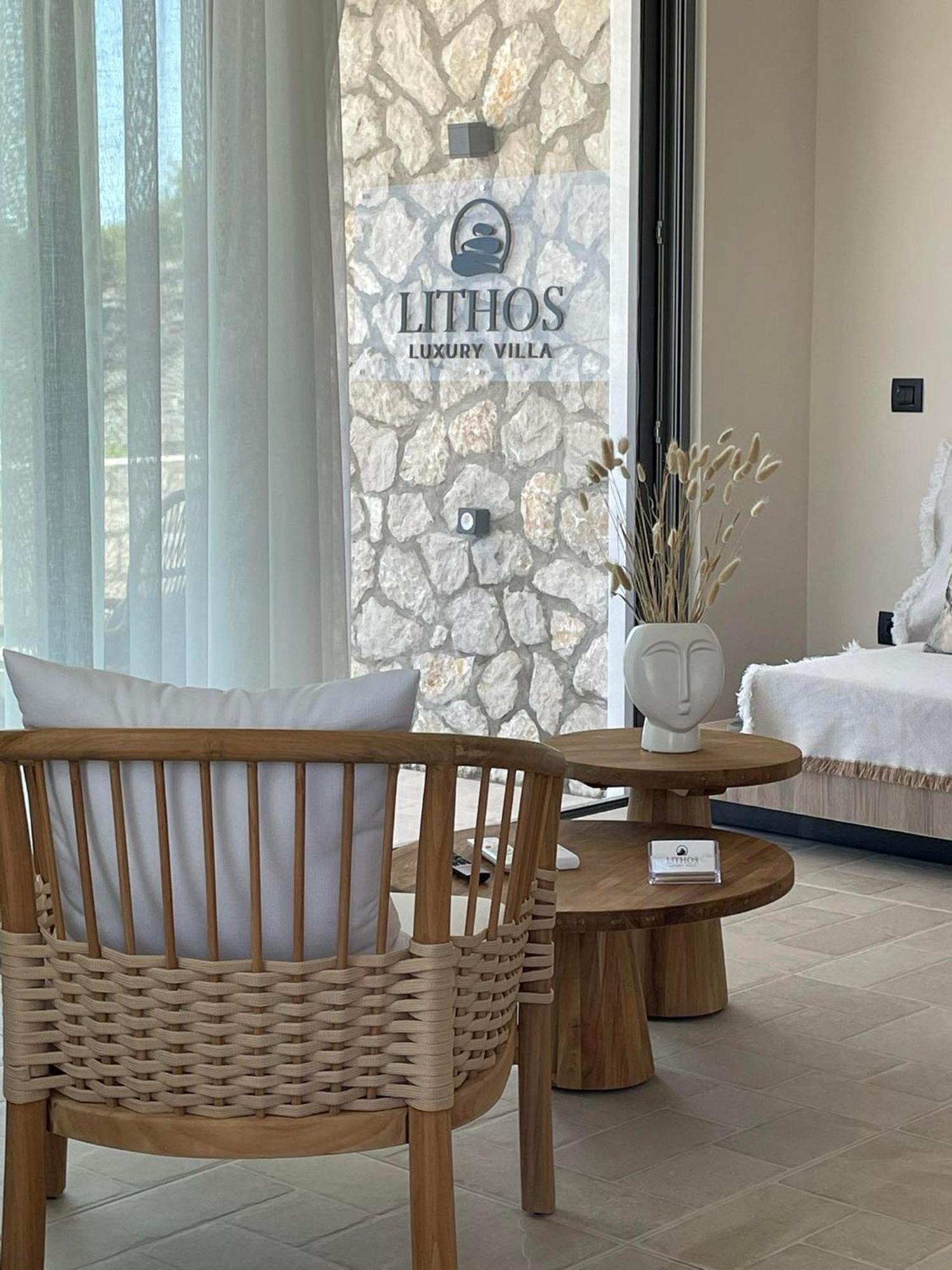 Lithos Luxury Villa Archangelos  Exteriör bild