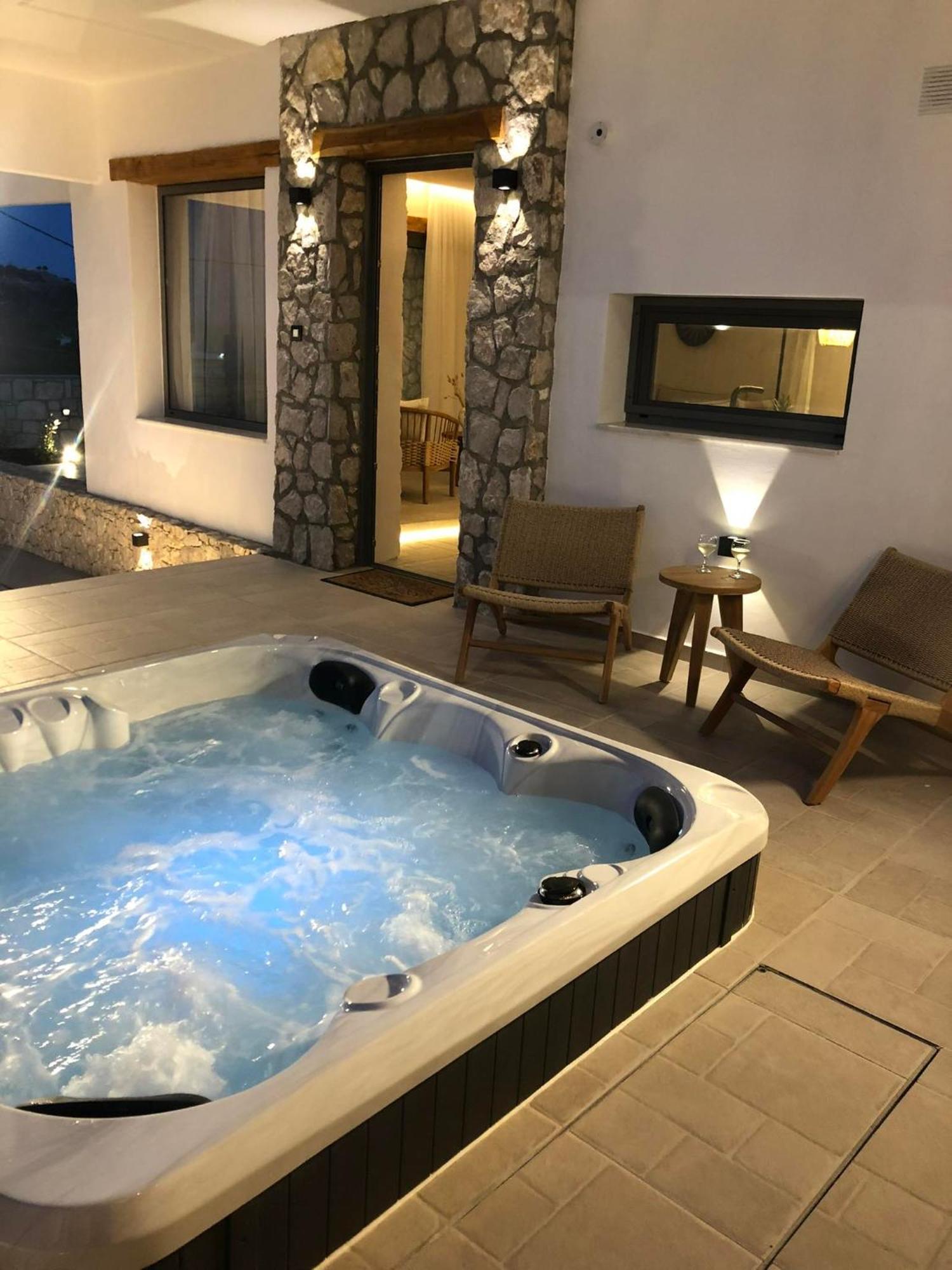 Lithos Luxury Villa Archangelos  Exteriör bild